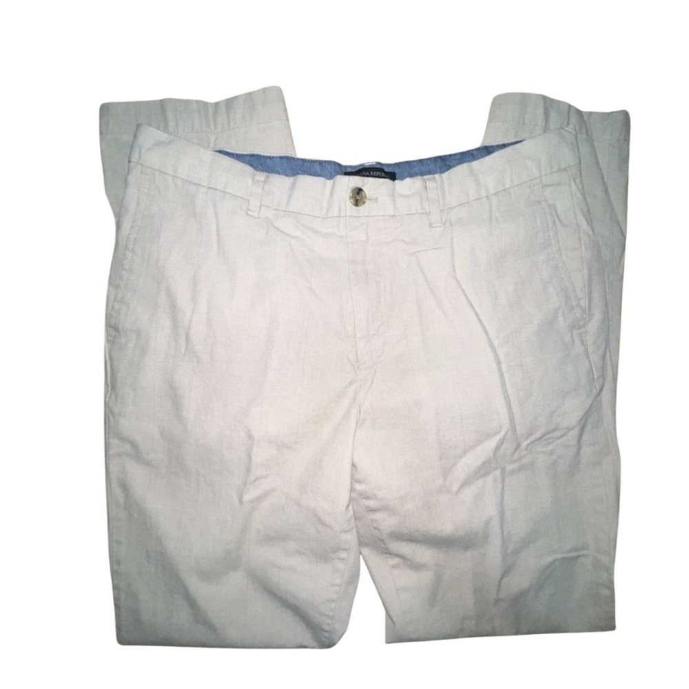 Banana Republic Aiden Fit Men’s Khaki Pants 34x34 - Classic & Comfortable